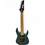 Used Ibanez grg7221m metalic light blue Solid Body Electric Guitar metalic light blue