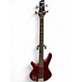 Used Ibanez gsr200LH Chrome Red Electric Bass Guitar Chrome Red