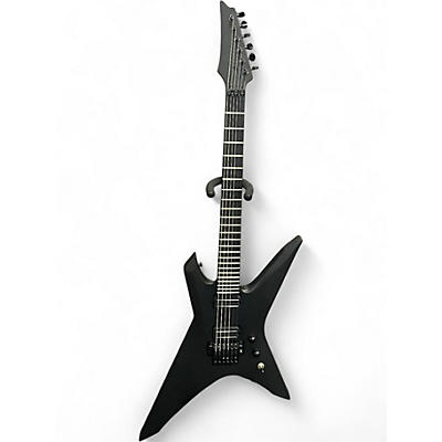Used Ibanez iron label xiphos flat black Solid Body Electric Guitar