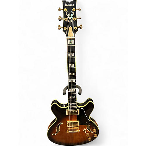 Used Ibanez  jsm100 2 Tone Sunburst Hollow Body Electric Guitar 2 Tone Sunburst