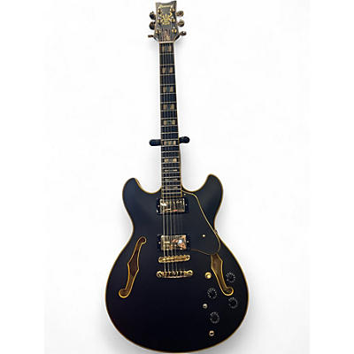 Used Ibanez jsm20 Black Hollow Body Electric Guitar