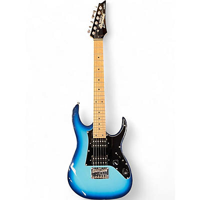 Used Ibanez miKro GRGM21M Blue Burst Solid Body Electric Guitar