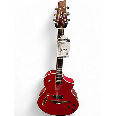 Used Ibanez montage  Wine Red Acoustic Electric Guitar