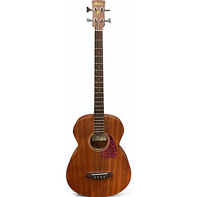 Used Ibanez pcbe 12 mh Mahogany Acoustic Bass Guitar