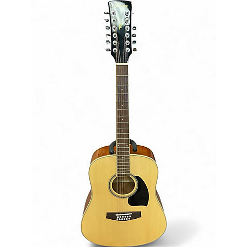 Used Ibanez pf1512-nt Natural 12 String Acoustic Guitar Natural