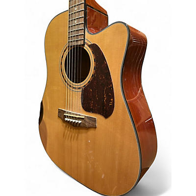 Used Ibanez pf5ece Natural Acoustic Electric Guitar