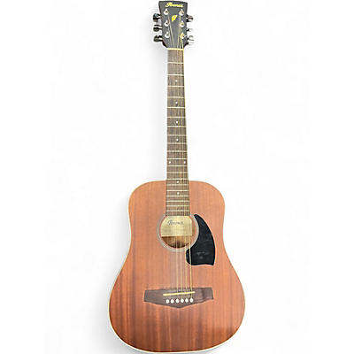 Used Ibanez pfm2h Mahogany Acoustic Guitar