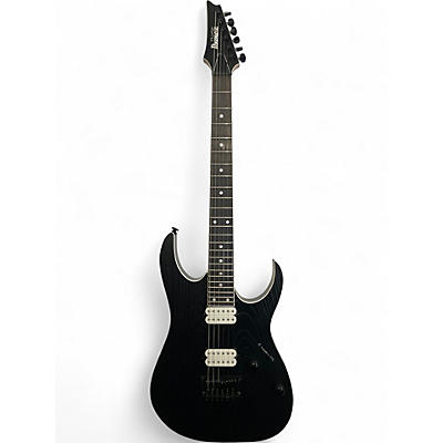 Used Ibanez prestige rgr652ahbf Black Solid Body Electric Guitar