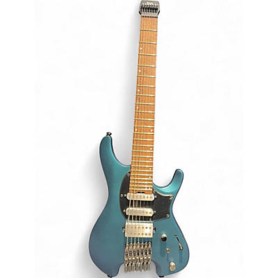 Used Ibanez q547 Blue Solid Body Electric Guitar