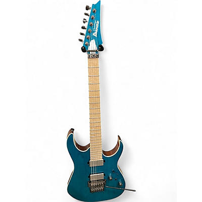 Used Ibanez rg5120m Prestige frozen ocean Solid Body Electric Guitar