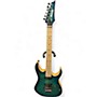 Used Ibanez rg652ahm Blue Sunburst Solid Body Electric Guitar Blue Sunburst