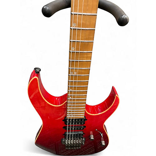 Used Ibanez rg6pcml red fade Solid Body Electric Guitar red fade