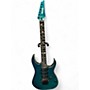 Used Ibanez rg8570z Blue Solid Body Electric Guitar Blue