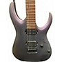 Used Ibanez rga42ex Trans Purple Solid Body Electric Guitar Trans Purple