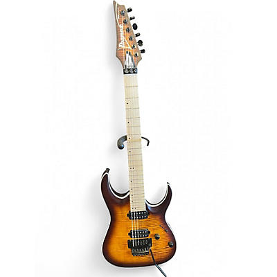 Used Ibanez rgaar42mfmt 2 Color Sunburst Solid Body Electric Guitar