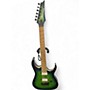 Used Ibanez rgaix5mqm surreal blue burst Solid Body Electric Guitar surreal blue burst