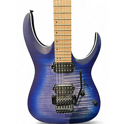 Used Ibanez rgar42mfmt lagoon blue Solid Body Electric Guitar