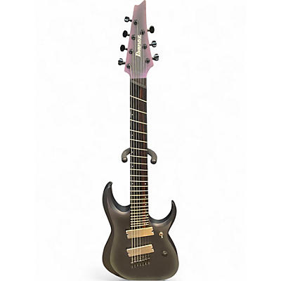Used Ibanez rgd71alms axion label multi scale black aurora burst Solid Body Electric Guitar