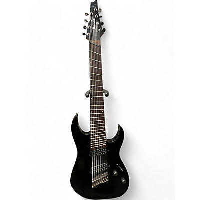 Used Ibanez rgms8 Black Solid Body Electric Guitar