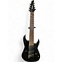 Used Ibanez rgms8 black Solid Body Electric Guitar black