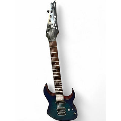 Used Ibanez rgt42dxfm Trans Purple Solid Body Electric Guitar