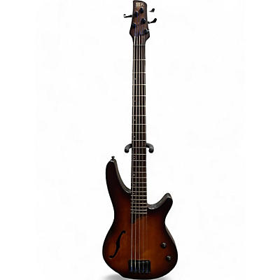 Used Ibanez sRH505 Dragon eye burst Electric Bass Guitar