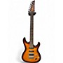 Used Ibanez sa160qm Amber Solid Body Electric Guitar Amber