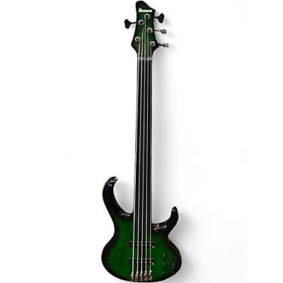 Used Ibanez sdgb1 Steve Diorgio green Electric Bass Guitar