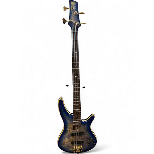 Used Ibanez  sr2600 blue Electric Bass Guitar blue