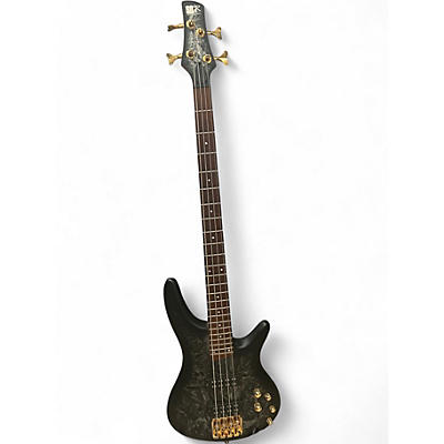 Used Ibanez sr300 Black and Gold Electric Bass Guitar