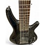 Used Ibanez sr406 Black Electric Bass Guitar Black