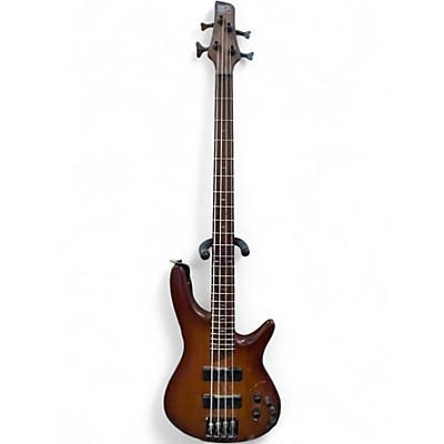 Used Ibanez sr500e Brown Sunburst Electric Bass Guitar