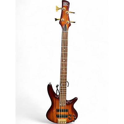 Used Ibanez sr540ZW Brown Sunburst Electric Bass Guitar