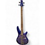 Used Ibanez sr800le electric blue Electric Bass Guitar electric blue