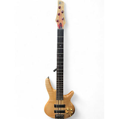Used Ibanez sr905 Natural Electric Bass Guitar