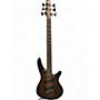 Used Ibanez Used Ibanez src6ms black stained burst Electric Bass Guitar black stained burst