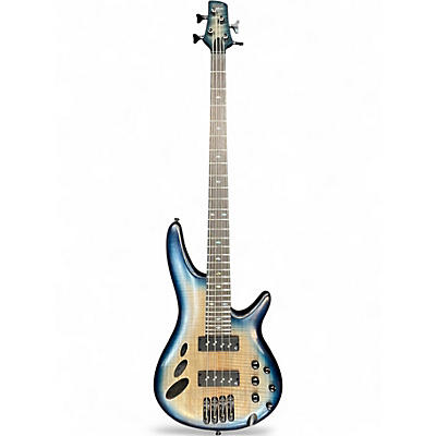 Used Ibanez srd900 Blue Burst Electric Bass Guitar