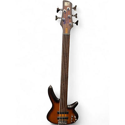 Used Ibanez srf705 Brown Electric Bass Guitar