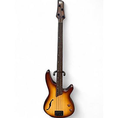 Used Ibanez srh500f 2 Tone Sunburst Electric Bass Guitar