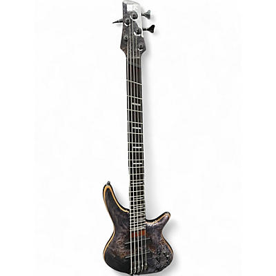 Used Ibanez srms805 multi scale deep twilight Electric Bass Guitar