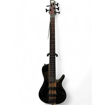 Used Ibanez srsc805 grey Electric Bass Guitar