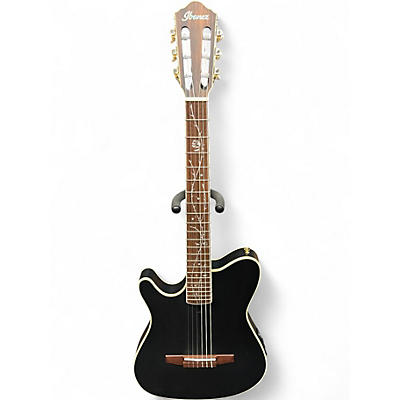 Used Ibanez tod10 Black Classical Acoustic Electric Guitar