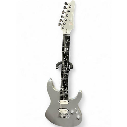 Used Ibanez tod10 silver Solid Body Electric Guitar silver