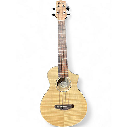 Used Ibanez uew12e-opn Natural Ukulele Natural