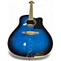 Used Ibanez Used Ibanez v70ce Blue Burst Acoustic Electric Guitar Blue Burst