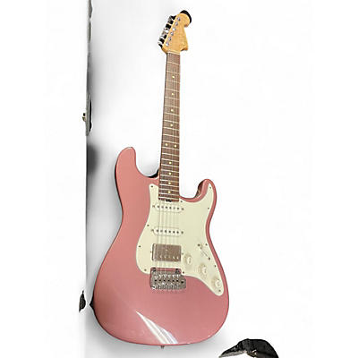 Used Iconic Solana Vintage Modern Firemist Pink Solid Body Electric Guitar