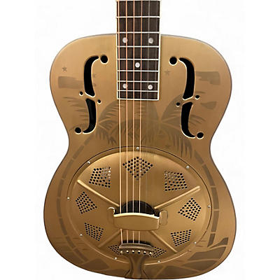 Used Imperial ROYALL PALMULATOR Gold Acoustic Guitar