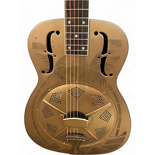 Used Imperial ROYALL PALMULATOR Gold Acoustic Guitar Gold