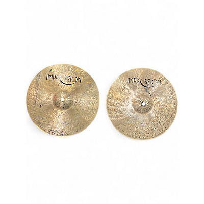 Used Impression 13in 13" Hi Hat Pair Cymbal
