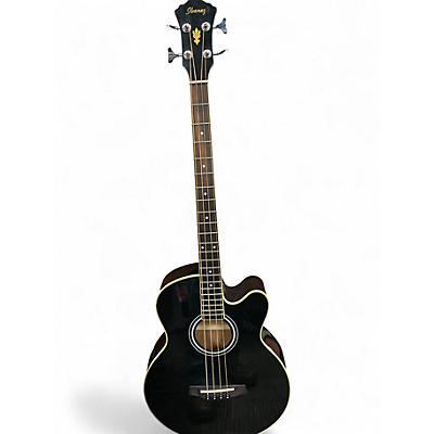 Used Inbanez Aeb5e-bk Black Acoustic Bass Guitar